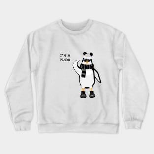 I am a panda Crewneck Sweatshirt